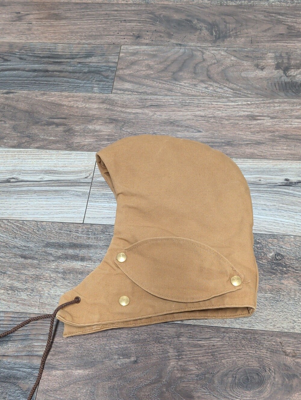 Vintage Carhartt  Brown Snap On Hood Duck Lined